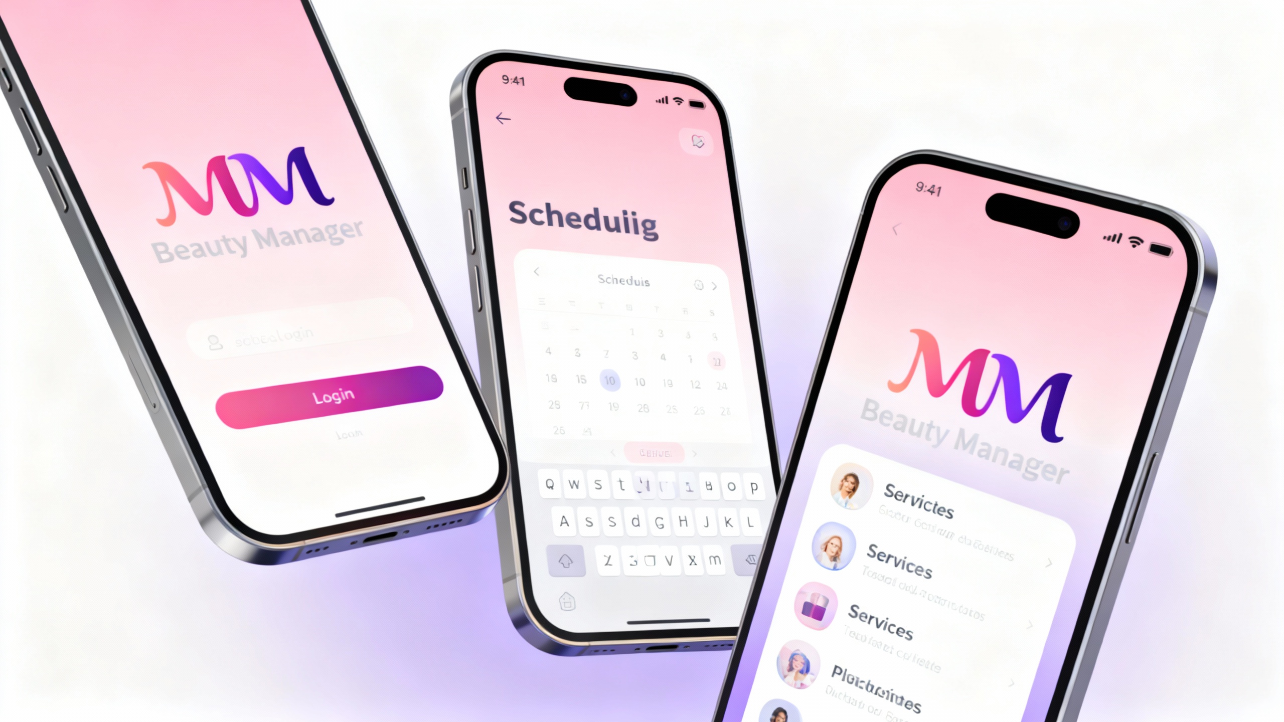 MM Beauty Manager Interface